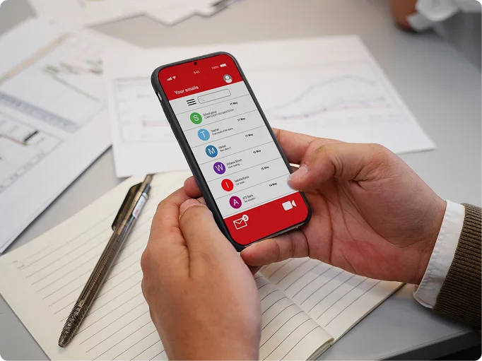 Customer using a food ordering app after launch