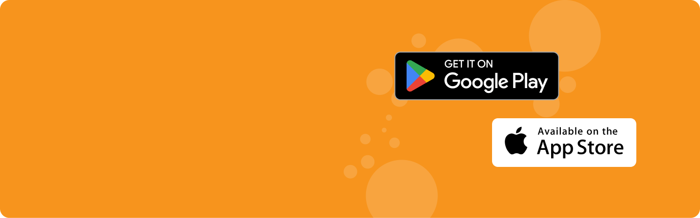 Google Play and App Store submission badges